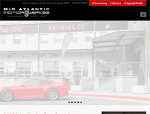 Tablet Screenshot of midatlanticmotorwerkes.com